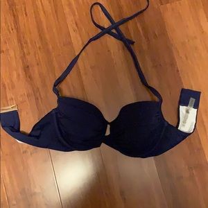 Navy keyhole VS bikini top size 34d